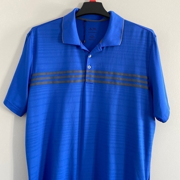 Adidas Golf Shirt Royal Blue Sz XL - Picture 3 of 12